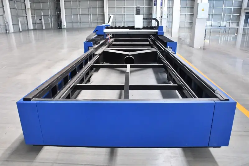 open double table sheet laser cutting machine bed