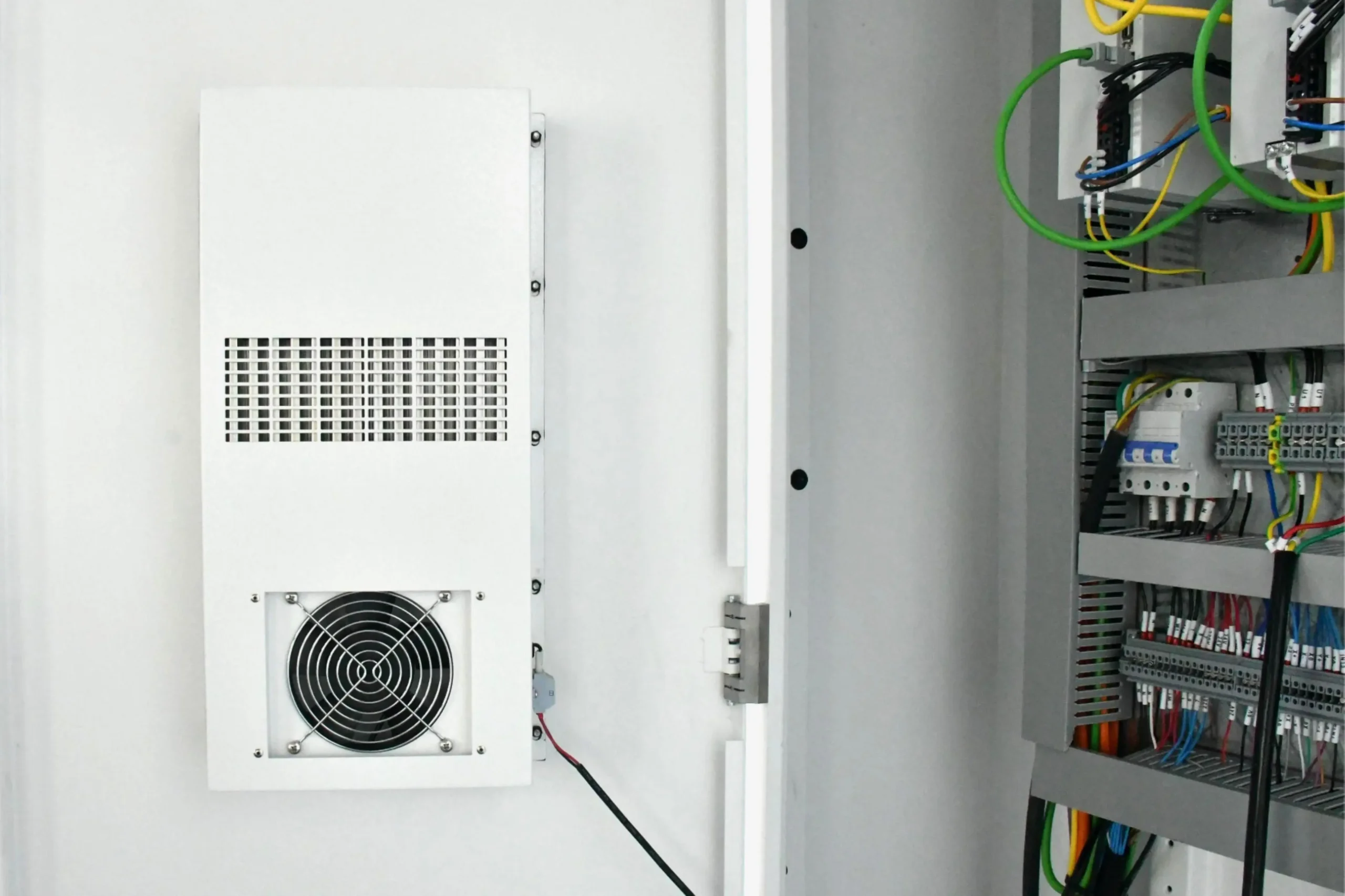 open double table sheet laser cutting machine cabinet Heat exchanger