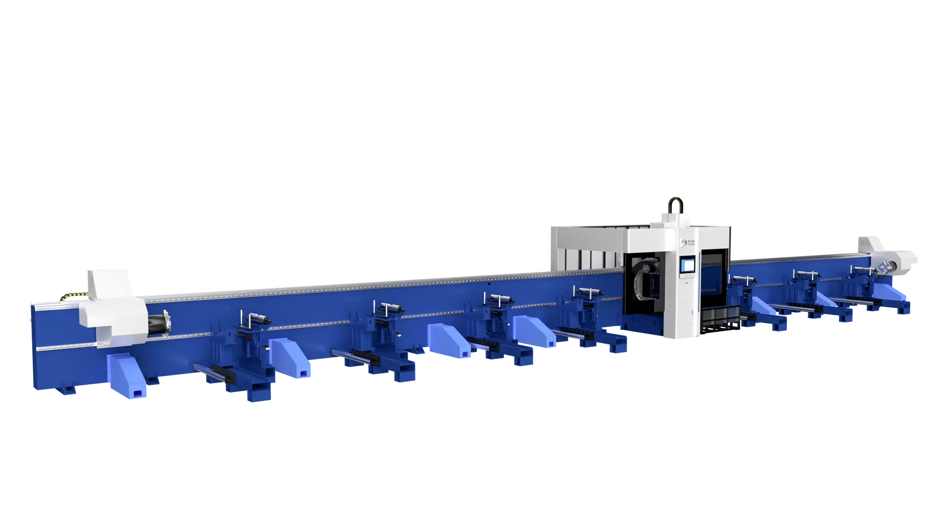 3 Chuck Tube Laser Cutting Machine