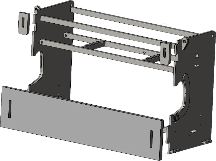 Electro-Hydraulic Synchronous CNC Press Brake Machine bed