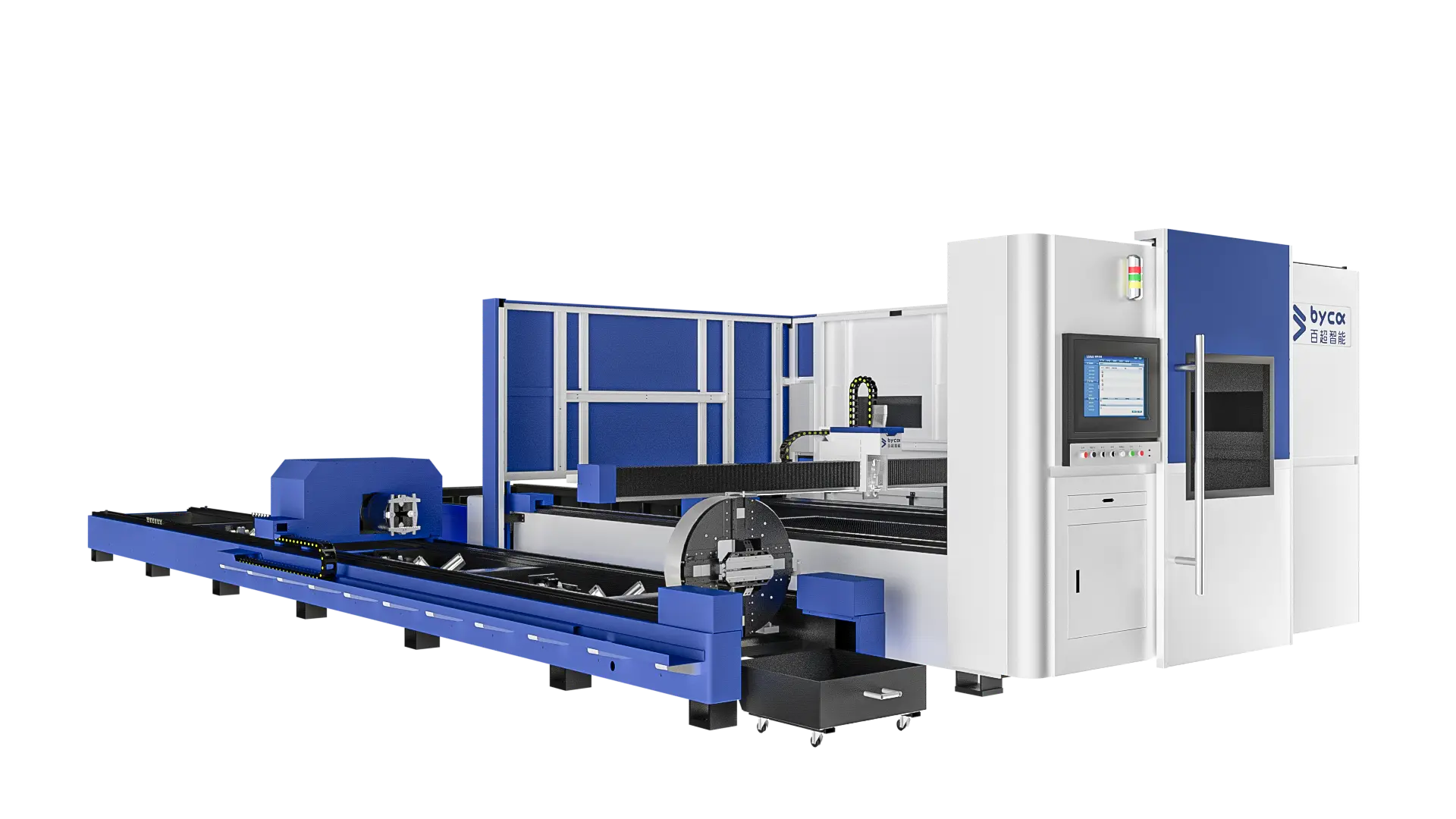 Enclosed Double Table Sheet & Tube Laser Cutting Machine