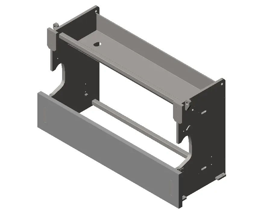 Press Arm Type Automatic Panel Bender bed