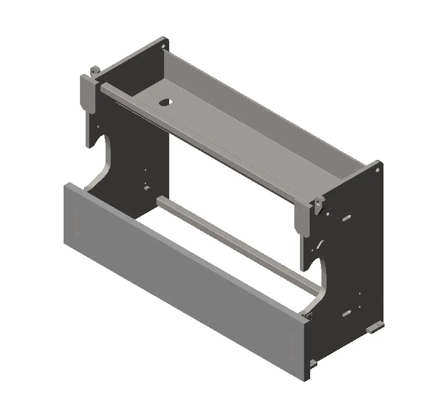 Servo Electro-Hydraulic CNC Press Brake Machine bed